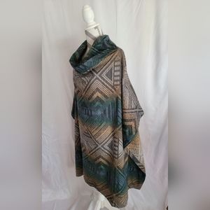 Pendleton Geometric Patterned Jacket in Green and Brown